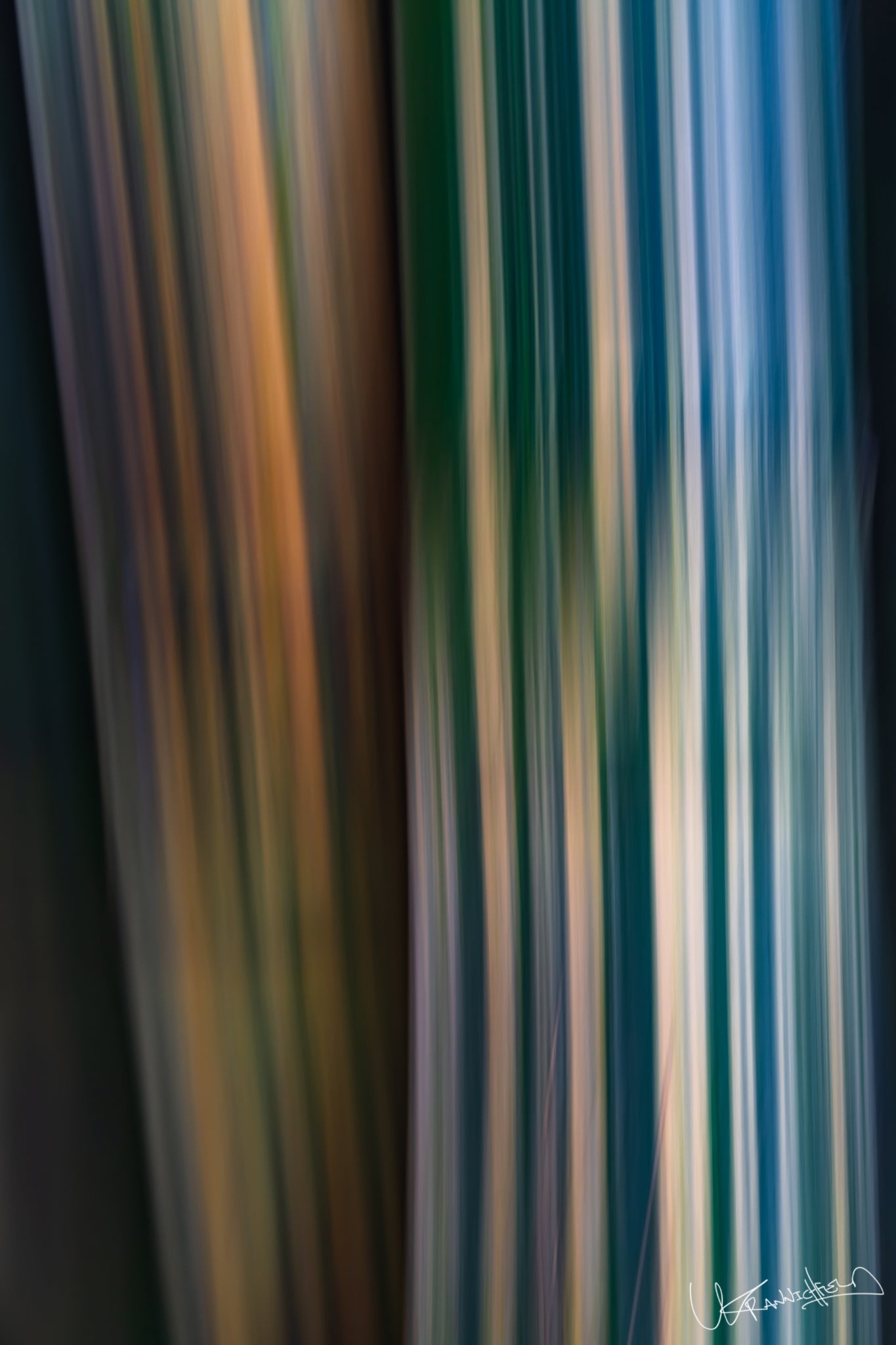 Abstract blurred vertical stripes
