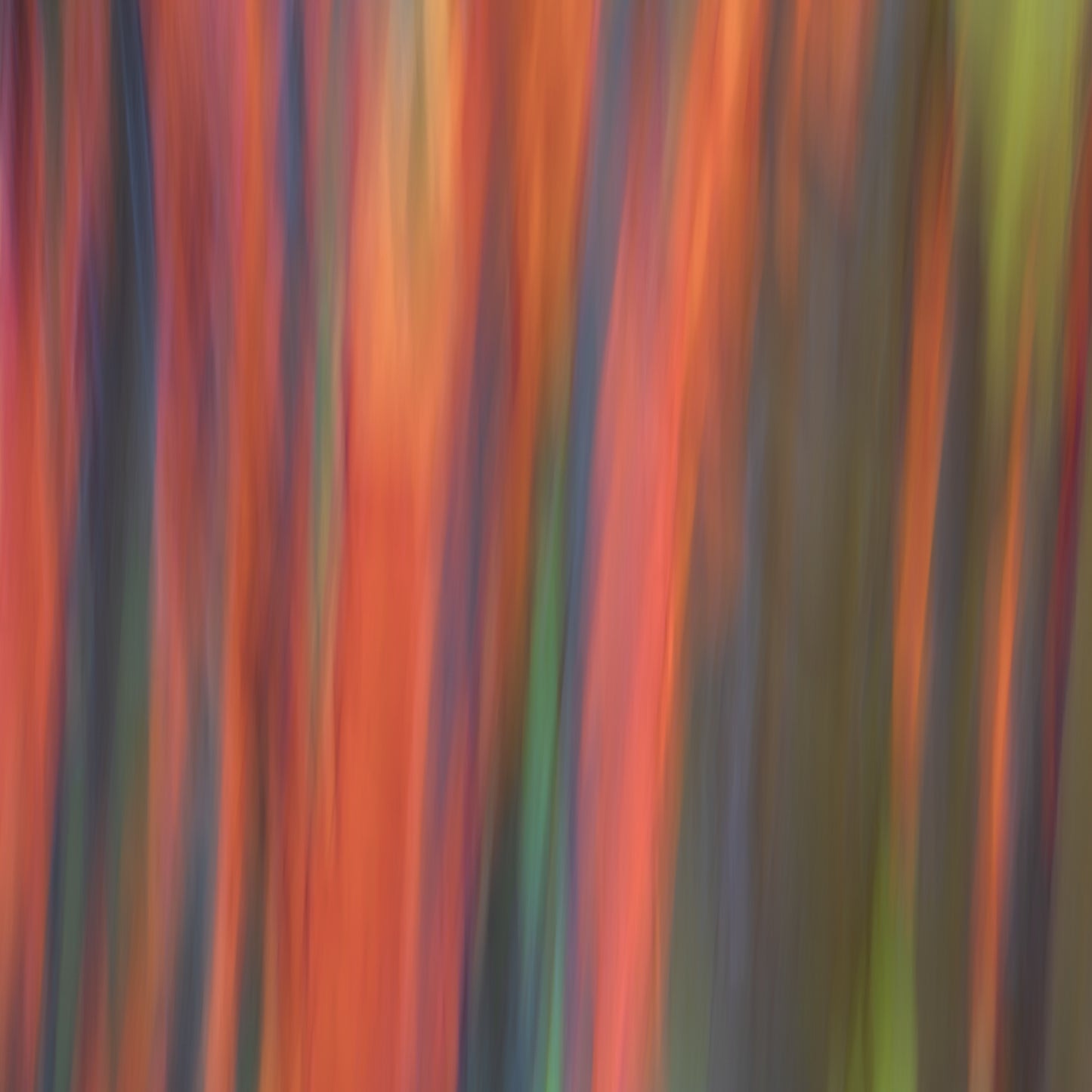 Abstract artwork with vertical stripes in various colors